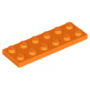 plaat 2x6 orange